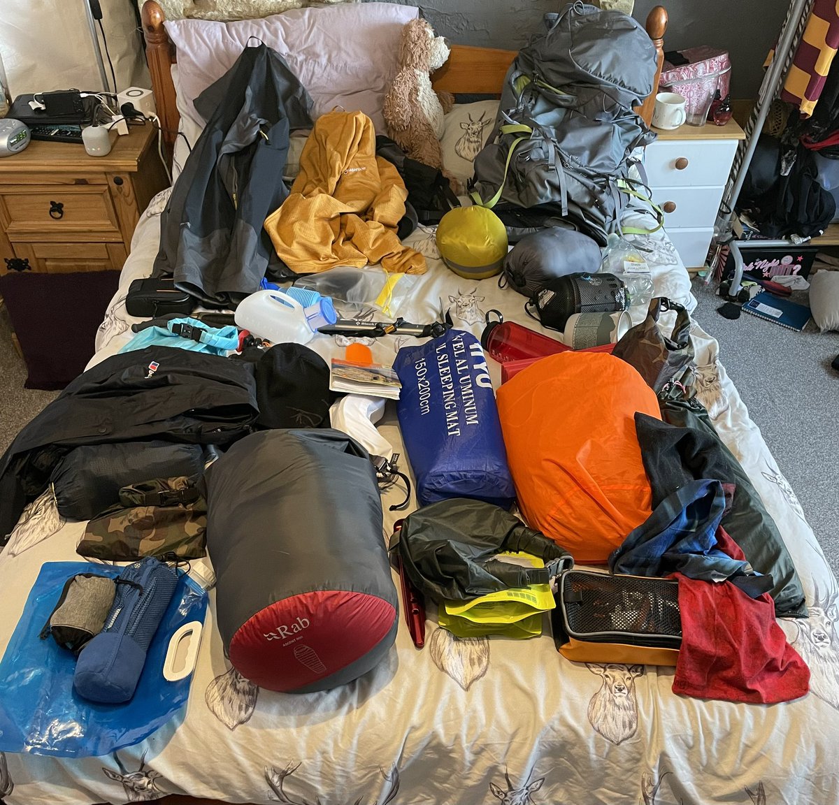 RobTheBeast_'s tweet photo. Somehow, all that will fit in my rucksack!! Roll on summer camping!!

Almost time for another adventure!!

#RobsAdventures #cairngorms #scotland https://t.co/YAjzlAuELN