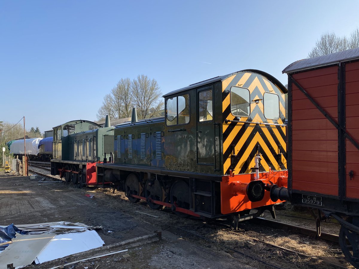 DevonDiesels's tweet photo. 1000 followers! As a way to say thank you, here is something exciting D2246 has broken cover from the paint shops. Still more work to do and the radiator to be returned but the end is in site. A massive thank you to the @southdevonrly volunteers who have helped us with it. https://t.co/scqI4XkEcz