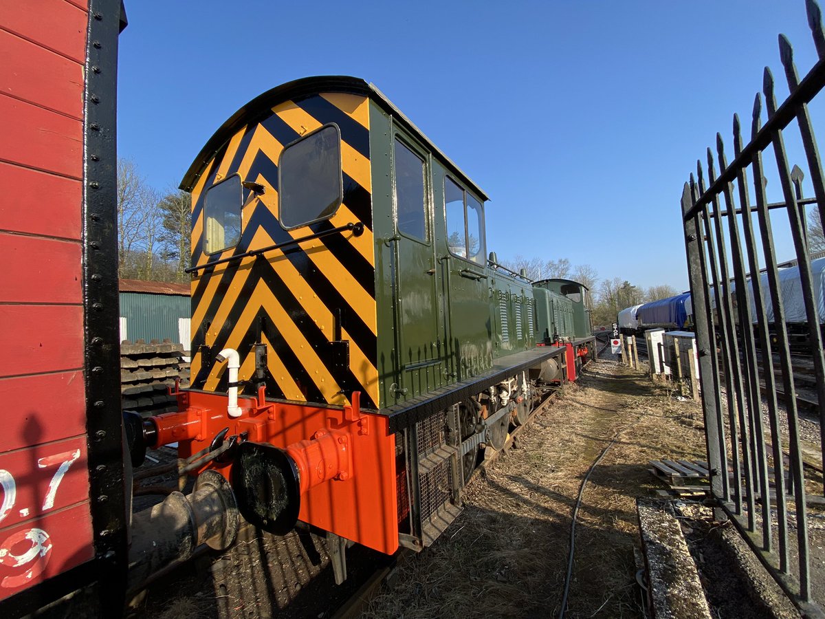 1000 followers! As a way to say thank you, here is something exciting D2246 has broken cover from the paint shops. Still more work to do and the radiator to be returned but the end is in site. A massive thank you to the <a href="/southdevonrly/">South Devon Railway</a> volunteers who have helped us with it.