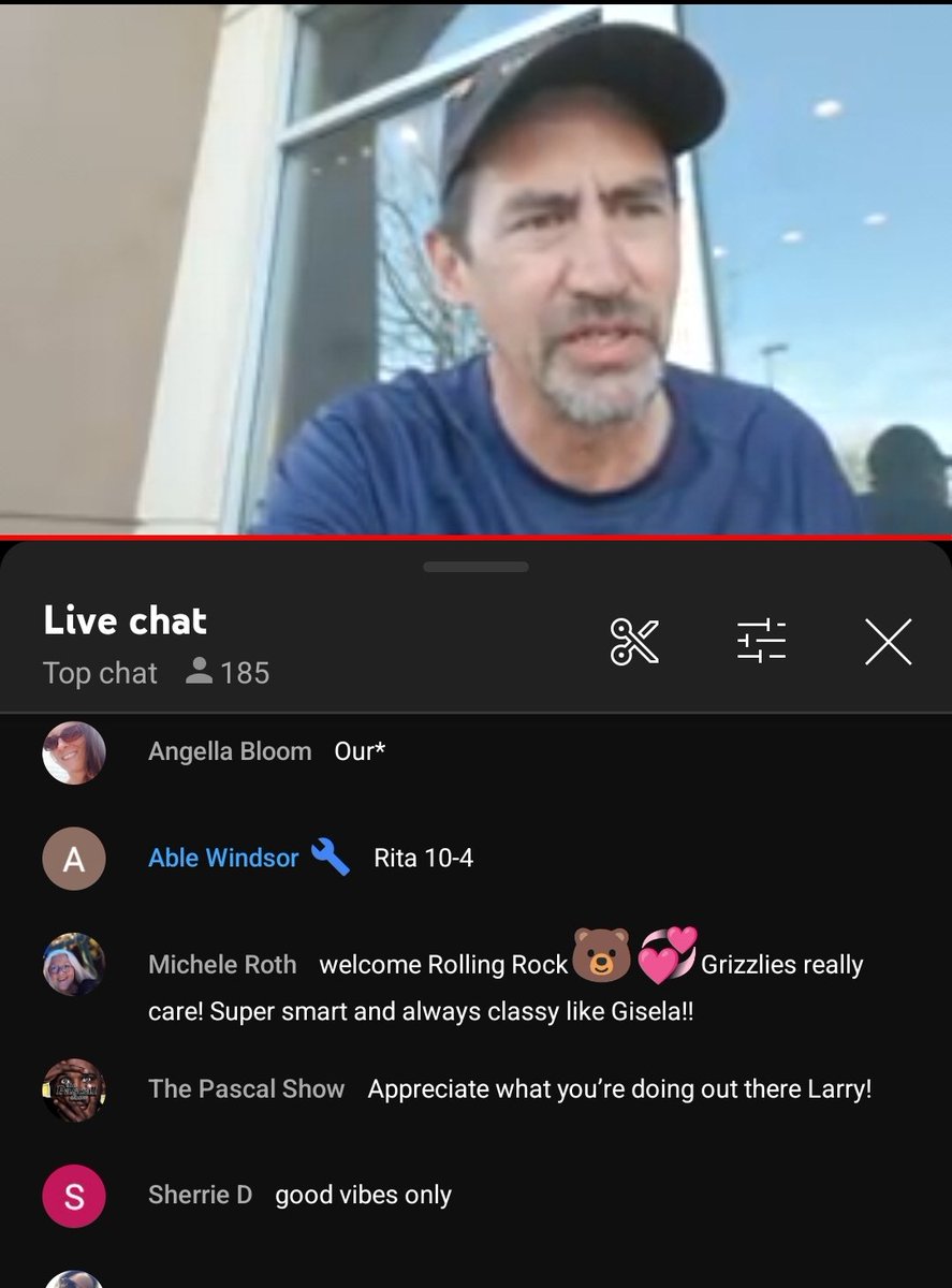 truecrimegisela's tweet photo. Larry has been our boots on the ground Grizzly in the Naomi Irion case and helped out in the search yesterday too ❤️🙌🙌 His channel https://t.co/JuTkdfOWJu Thanks, Larry! You're the man! @ThePascalShow was with us in the chat! #RainbowsForNaomi @sweater_vests 🌈🌈🌈🌈🌈🌈🌈🌈 https://t.co/Q7IbFu1Hvh