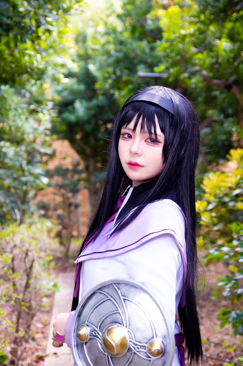 三分妄想 魔法少女まどか☆マギカ 暁美 ※ウィッグ ほむら 衣装