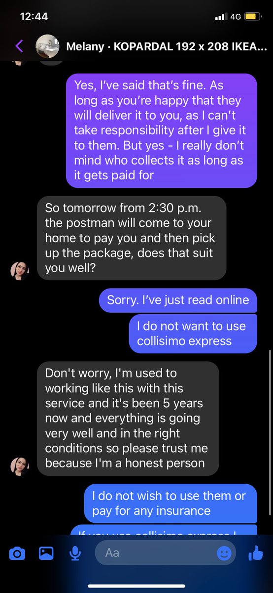 gabbybaldock's tweet photo. @joelycett Don’t know if you’re still doing joe’s got your back. But I almost just got scammed on fb market place selling a bed - had a google and so have 10k others. Think you could help stop this happen to others? https://t.co/MK88BtOxXG