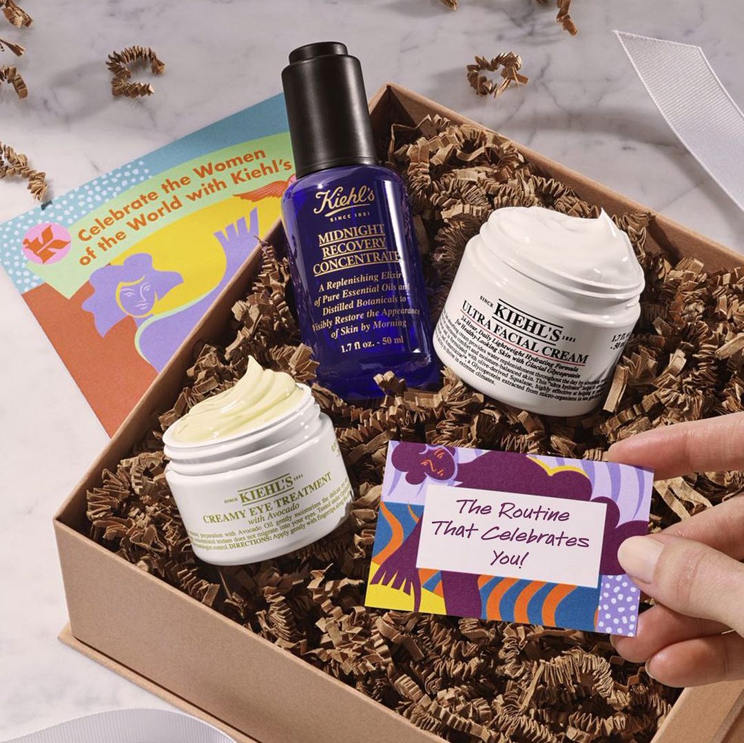 KiehlsIndia's tweet photo. We have formulas that works best for you and as hard as you do. This Women's Day enjoy your skincare routine that is custom made for your skin type❤️#KiehlsIndia #KiehlsEssentials #HealthySkin https://t.co/u47hLeLzF1