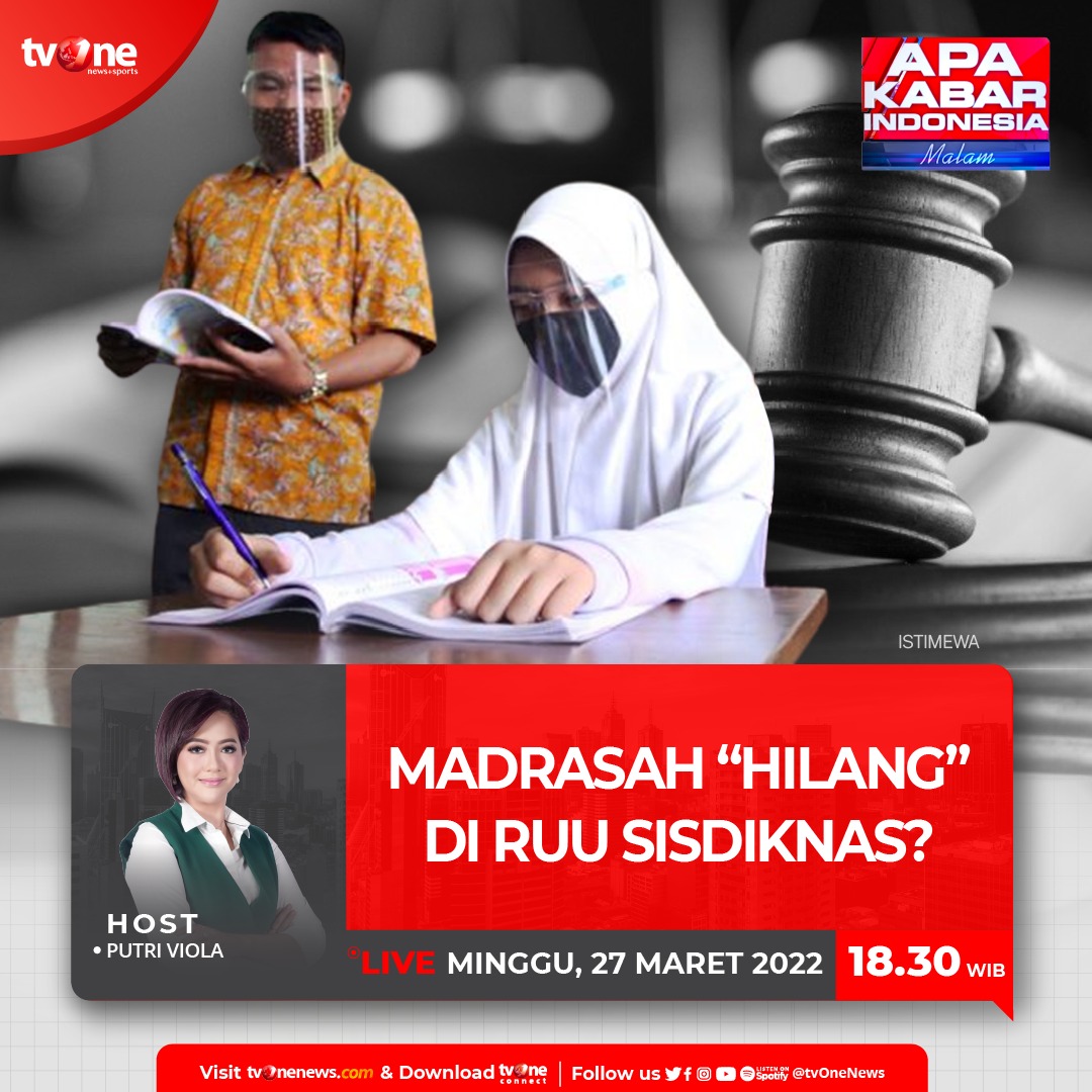 Madrasah hilang dari ruu sisdiknas