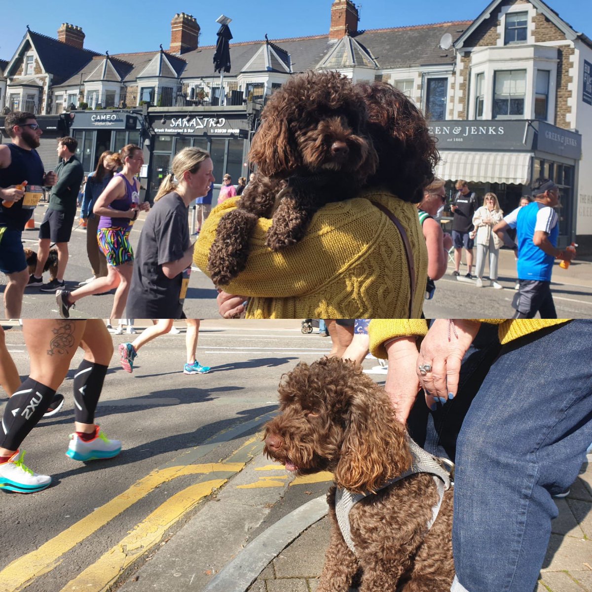 A great morning cheering on all the runners <a href="/CardiffHalf/">Cardiff Half 🏴󠁧󠁢󠁷󠁬󠁳󠁿</a> Great to see so many <a href="/marlboroughpri/">Marlborough Primary</a> families out running and supporting.
