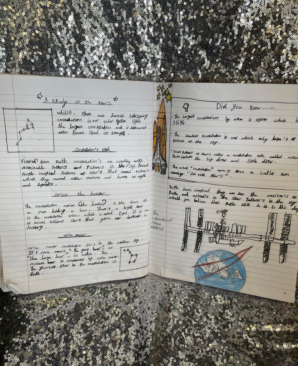 DeltaStrand's tweet photo. Jayden has shown such enthusiasm during our Space topic, he completed his Space report in English with such pride @DeltaStrand
The writing and illustrations used were beautifully presented, Well done!
#DeltaStrandWriting @mrirvingd
#DeltaStrandScience @Talk4Writing
@Jo74907498 https://t.co/sQoBBurOQb