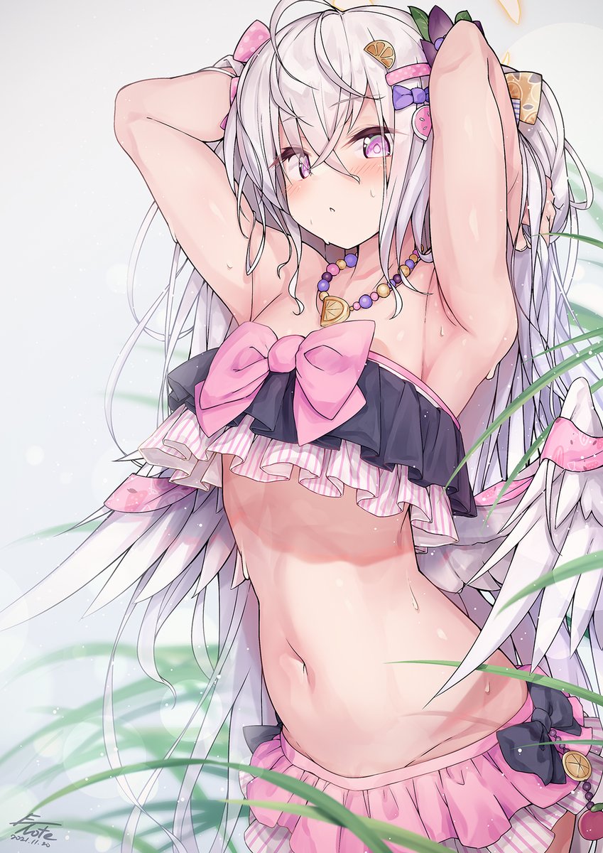 メロンブックス様のブルアカ特集本に水着アズサ絵を寄稿させていただきました～♪
なんと!! タペストリー化もしています!!!!
水着ヒフミも合わせてどうぞ～✨

○タペストリー📜
https://t.co/PaNYYn2Cfo 