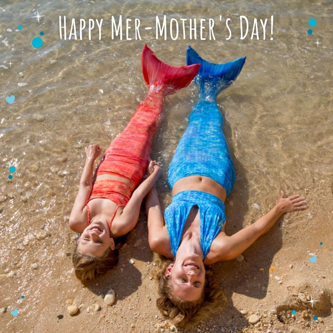 UnitedMermaid's tweet photo. Happy Mother's Day to all above and below the sea 💗🧜‍♀️🐬

#happymothersday #mothersday #motheringsunday #mum #mermaidmum #mermaid #beach #mermaidhair #mermaidtail https://t.co/R66tobR56F