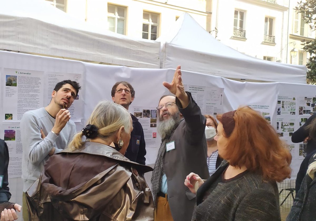 .<a href="/ArielWeilT/">Ariel Weil</a> et <a href="/Florent_Giry/">Florent Giry</a> participent à l'événement organisé par le conseil de quartier     <a href="/MaraisArchives/">Conseil de quartier Marais-Archives</a> pour sonder les habitantes et habitants sur le devenir de la place Renée Viven à #ParisCentre qui sera réaménagée dans le cadre de la démarche Embellir votre quartier.