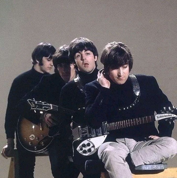 #TheBeatles filming the promotional video of "Help !", November 1965 via <a href="/SgtPepper1710/">Laurent The Walrus</a>