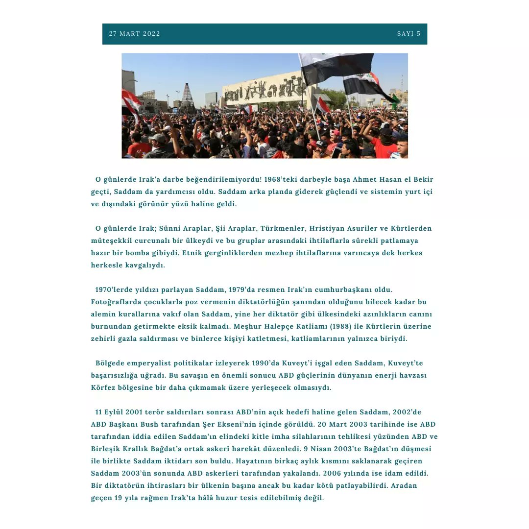 LiberteMedya's tweet photo. Liberal Gazete'nin 5. Sayısı sizlerle! Her hafta olduğu gibi bu hafta da gazetemiz siz değerli okuyucularımız için yayında. Görüntü boyutu yüzünden sorun yaşayanlar için İnternet sitemizden okumalarını öneririz. İyi okumalar dileriz.
#liberal #liberallise #liberalliseliler https://t.co/TxXhZnclsv