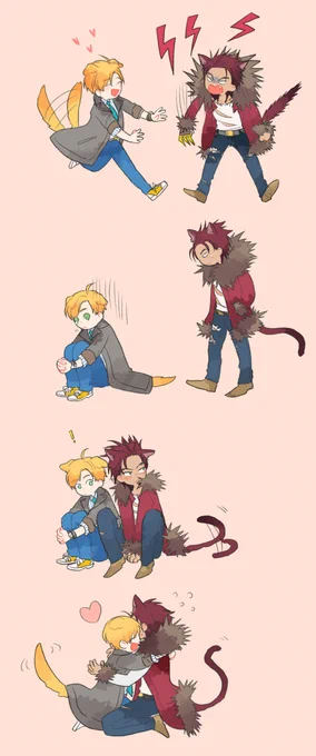 [R-18] ルクアロ&少しチェズモク #ルクアロ #チェズモク #バディミッションBOND https://t.co/QaSbJOLIsd 