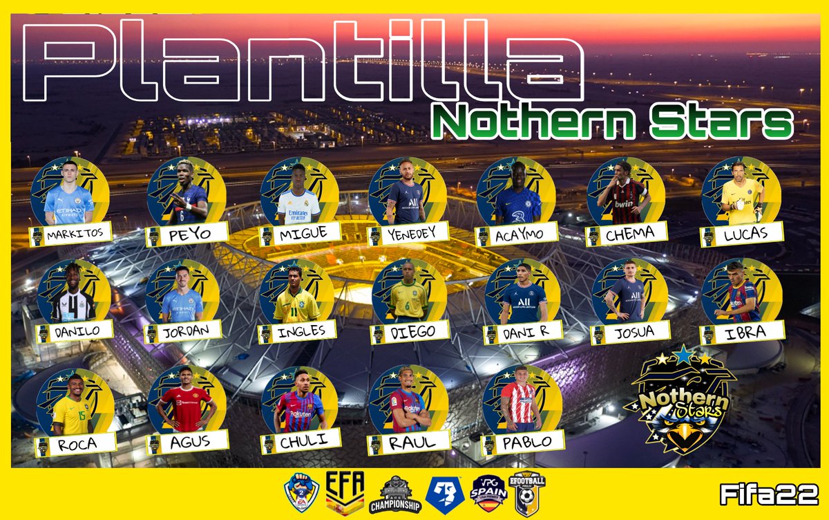 Nueva temporada nueva ilusión donde seguiremos creciendo como equipo y familia y con el lema "Somos los que fuimos" porque con este plantel se disfruta y se puede lograr grandes cosas. Un juego con retos y donde el trabajo  hara el resto. Vamos pajarracos. <a href="/Northenstars1/">Northern Stars</a>