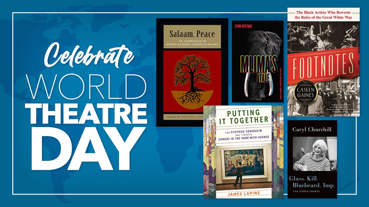 Join us in celebrating World Theatre Day with a great selection of Plays and Books from around the world. You find them and more here → bit.ly/PBstoreBooks