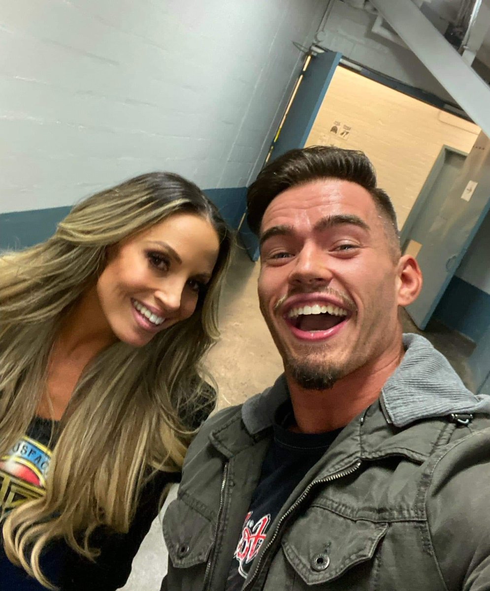 Trish Stratus with Austin thery WWE Kitchener https://t.co/Qm3x6tx5kx