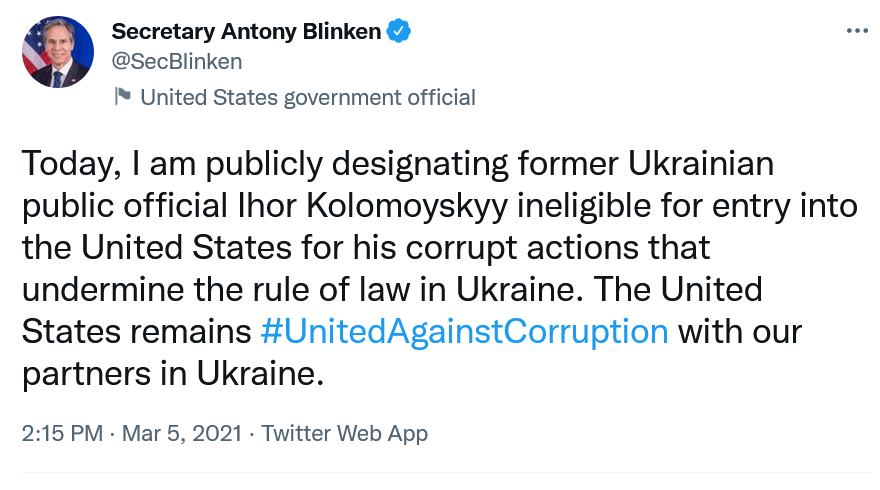sbalcerac's tweet photo. Nie tylko rosyjscy oligarchowie. Jestem ciekawy, kiedy Amerykanie dorwą ukraińskiego złodzieja oligarchę Ihora Kolomoyskiego, który splądrował ukraiński PrivatBank i który według mnie stał także za przekrętem #AmberGold #OLTExpress. https://t.co/I3IbEdoeIc