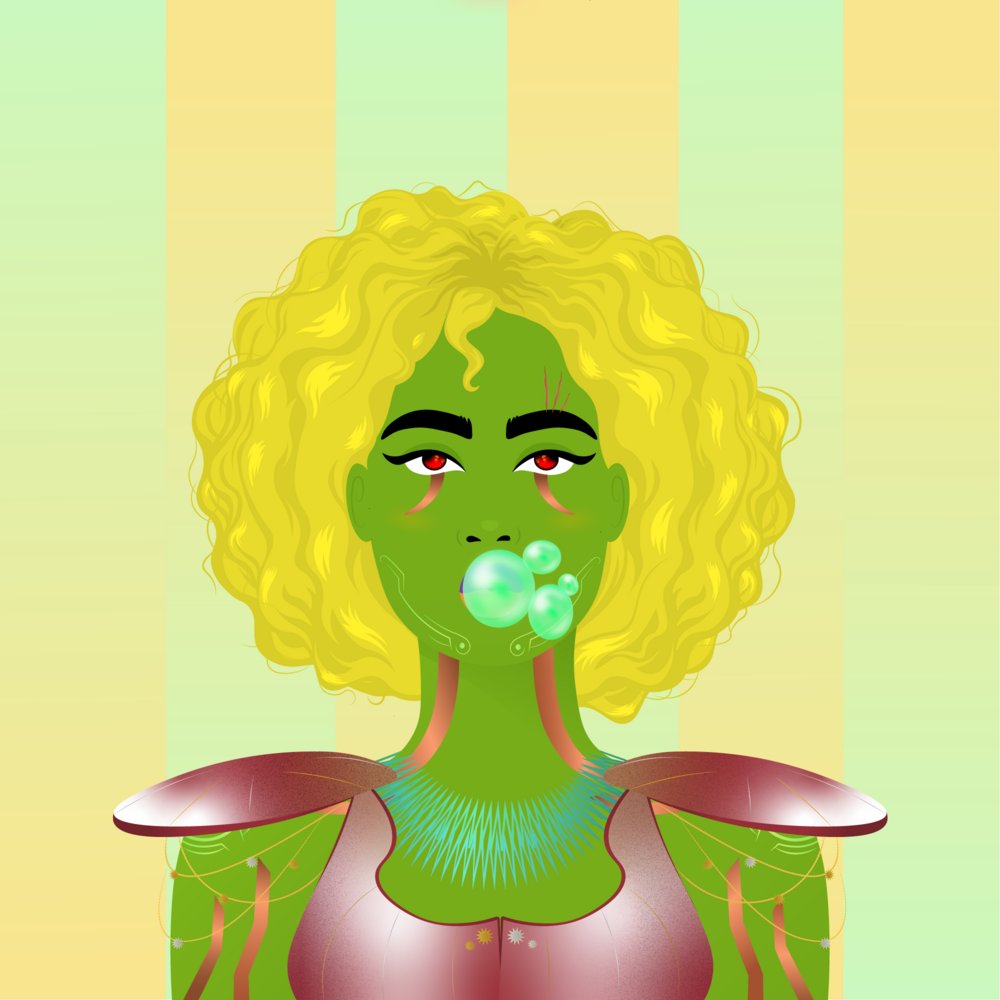 This art is unbelievable... we will be looking at the detail in these for months and months and still finding new traits and Easter eggs.

Well done <a href="/YKarkai/">Yam</a> <a href="/worldofwomennft/">world of women</a> 👏👏👏