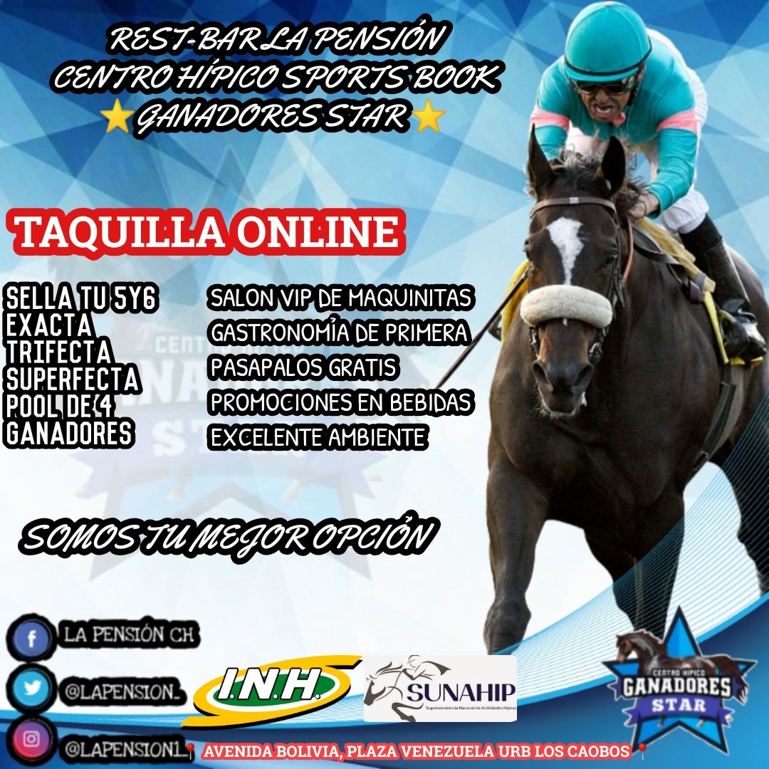 LAPENSION_'s tweet photo. #Hipismo. #Dom27/03
⭐CENTRO HÍPICO, GANADORES STAR⭐
SEGUNDA CARRERA / LA RINCONADA
GANADOR: DECRETO
PIZARRA: 5/3/7/1/9
JOCKEY: @Jhonath89583944
ENTRENADOR: ALDO TRAVERSA
HARAS: NUEVO COLOR https://t.co/LPGSGRuT2n