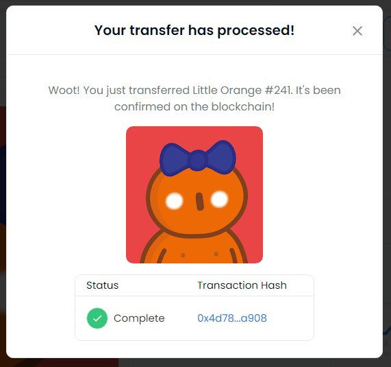 tanuj71's tweet photo. Thanks @LittleorangeNft for the gift!! https://t.co/AZRGmfJ0Zo