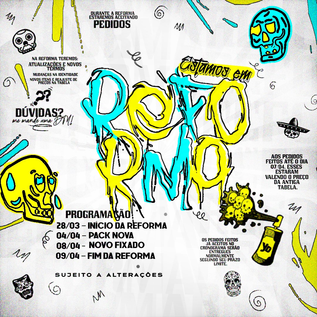 yandsgn's tweet image. ⚠️ ESTAMOS DE REFORMA! ⚠️