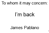 James Pablano tweet media