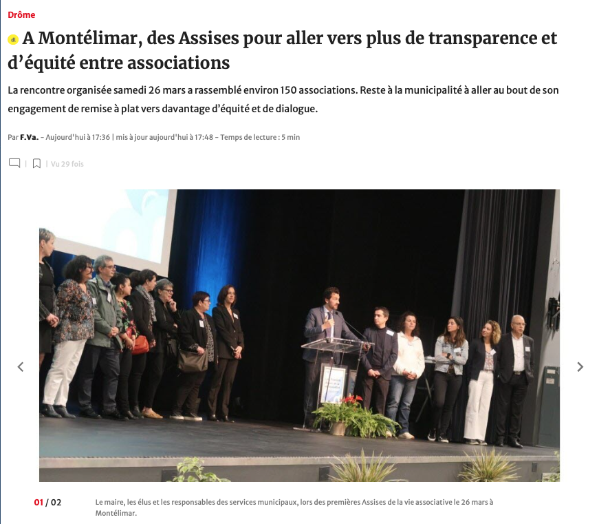 le 26 mars 2022 l'association Radio-club F6KEZ anciens du 45° RT de Montélimar a participé aux Assises de la vie associative au Palais des Congrès  ( Henri F5TWZ, Aimé F4DGP, Bernard F4ATT ). Site à voir f6kez.doomby.com