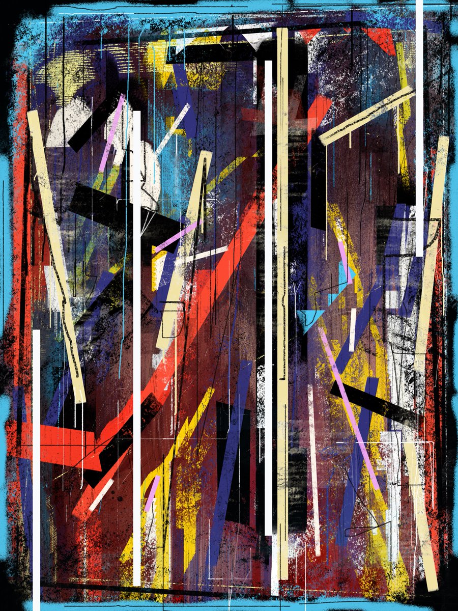 adhd143's tweet photo. fracture  |  digital painting  |  2022 https://t.co/aEoFYoLoln