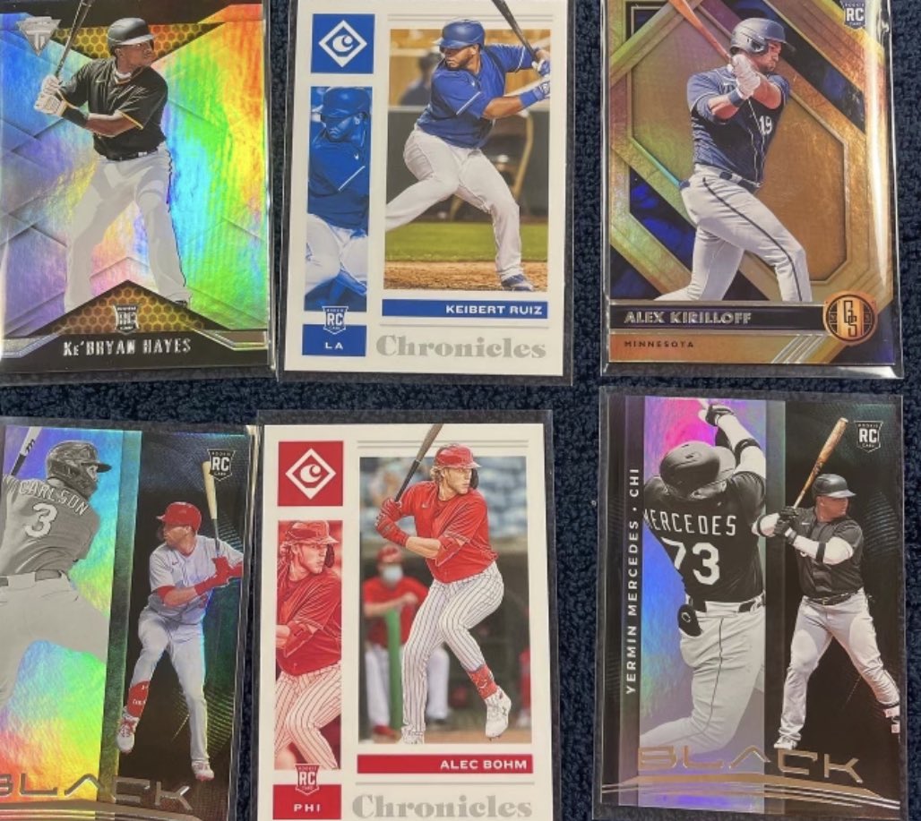 BombBreakers's tweet photo. As we’re getting set to start offering #BaseballBreaks we’re super excited about featuring #Chronicles  THE CARDS ARE JUST SO BEAUTIFUL! https://t.co/63vbhFRvvS