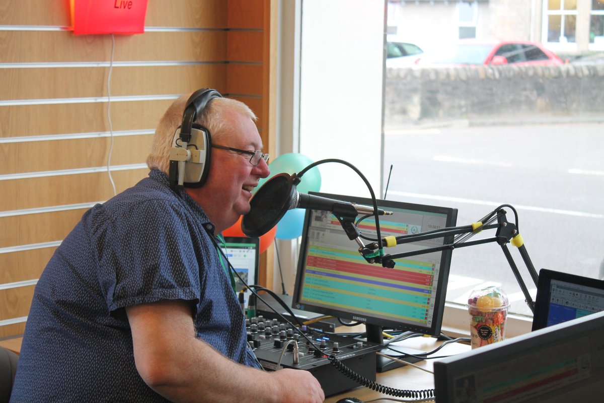 al_perth's tweet photo. Fun at work for Heartland FM's 30th Birthday. Thursday and Friday from the window studio. Including a weather report from the sunny side of the street. Amazing teamwork https://t.co/4hajUrgfGv