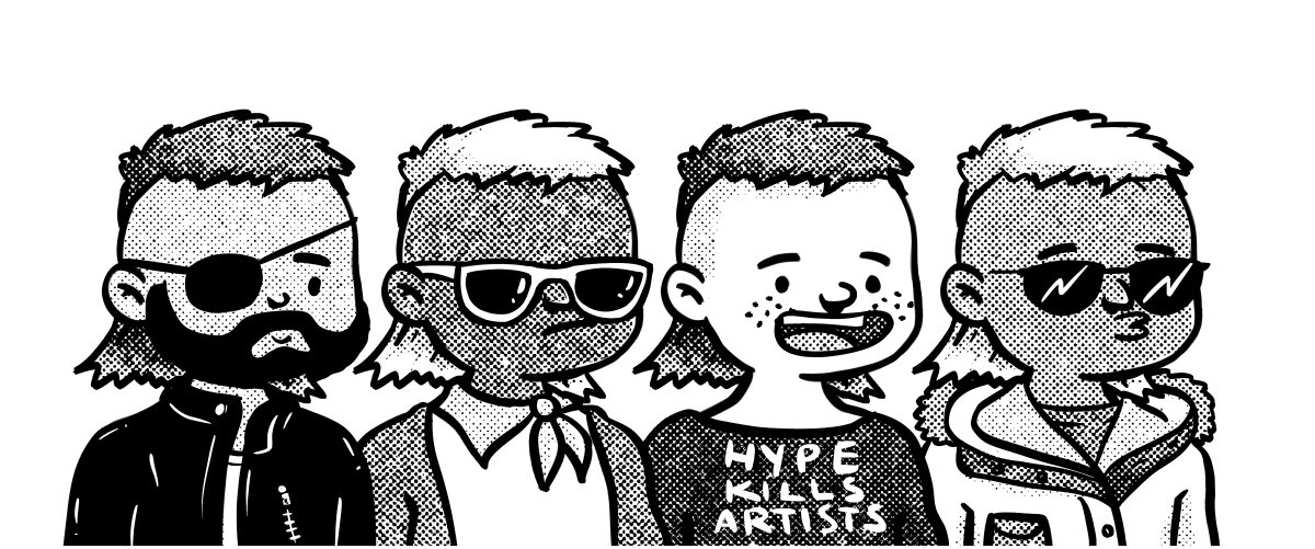 humankindArt's tweet photo. HUMANS 🖤 MULLETOS! https://t.co/6Jmhv71pMF