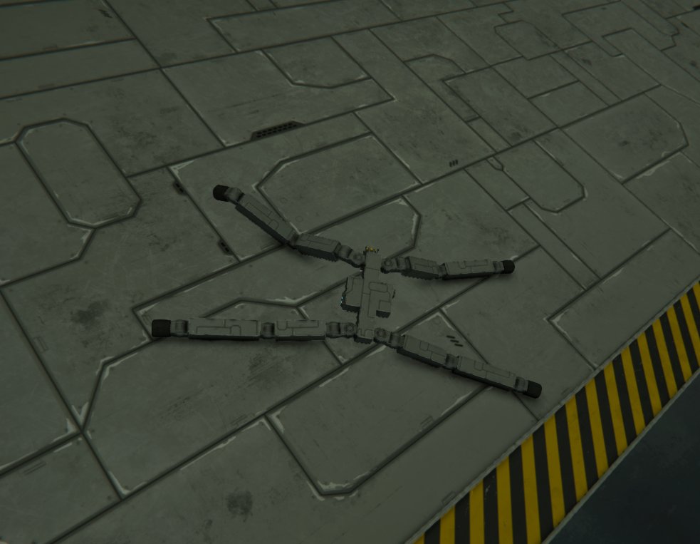 sikasan5649's tweet image. 褐色王子によってみるも無残な姿にされたロボットちゃん
#spaceengineers #spaceengineer