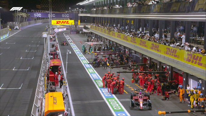 Suudi Arabistan Grand Prix'si pit alanı