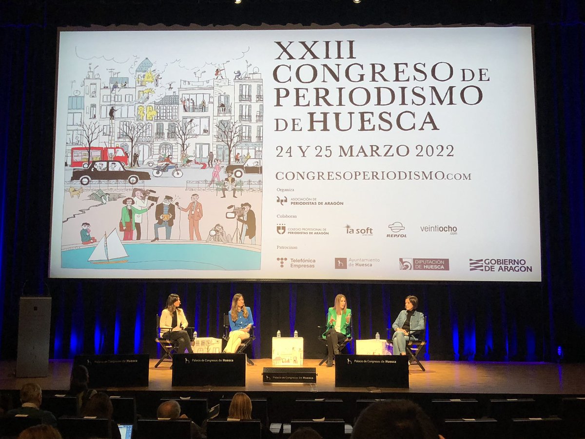 sara_baos's tweet photo. Un placer haber podido disfrutar del XXIII @congresodigital junto a mis compañeros de carrera y profesión esta semana en Huesca. https://t.co/Dv13i75jd0