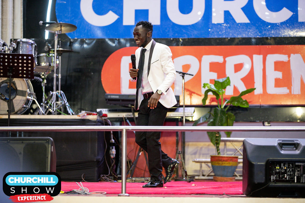 On the roster too, the next big thing @arnold_saviour He's on a roll on his musical criticism..sio!? #ChurchillShowExperience #ChurchillShowTV47