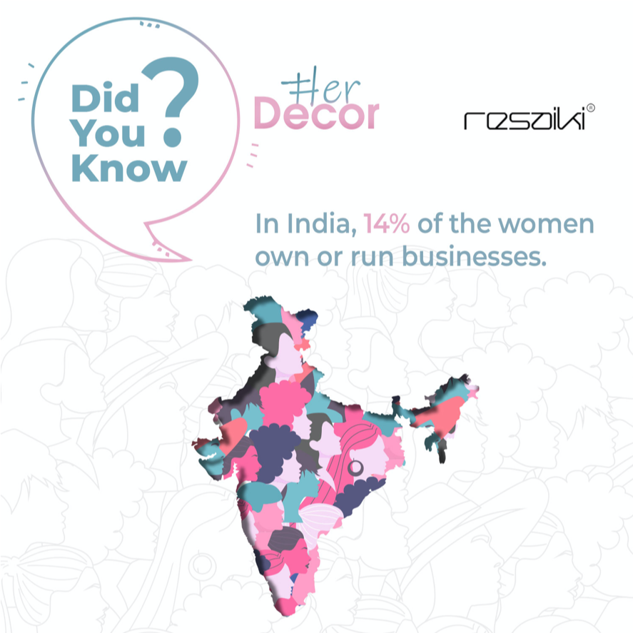 Resaiki's tweet photo. Women are on the track to dominate the entrepreneurial space, what’s stopping you?

#resaiki
#Herdecor
#didyouknow #womenentrepreneurs #womenindesign #womendesigners #interiordesigners #equality #womencentric #interiordecor #workingmothers #womenheros #teamresaiki #womenindesign https://t.co/TC1T3OZUyi