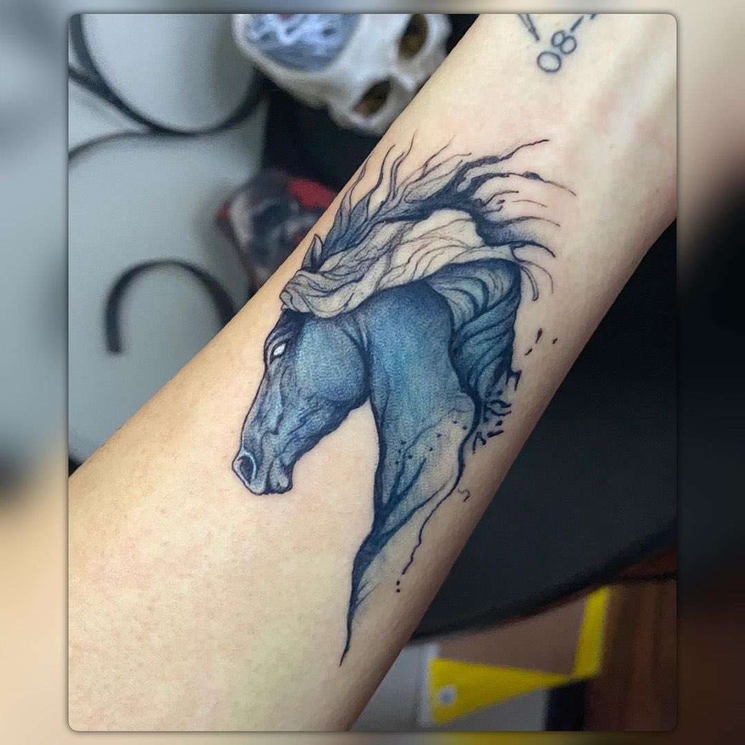 Quick video of the Horse tattoo on @bigdogs.biglove - Happy Sunday!! . . .  . . . . #tattoos #tattoo #instagood #artbyseth #ink #inked… | Instagram