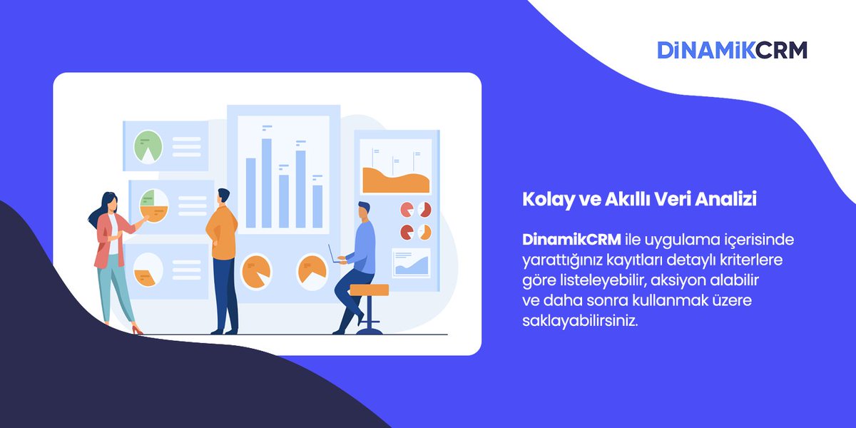 #DinamikCRM ile uygulama içerisinde yarattığınız kayıtları detaylı kriterlere göre listeleyebilir, aksiyon alabilir ve daha sonra kullanmak üzere saklayabilirsiniz. 🤓