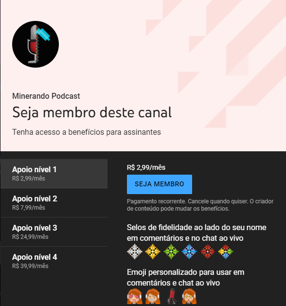 minerandopdc's tweet photo. Notícia boa do jeitinho que a gente gosta! "Seja membro" está disponível!!

https://t.co/VjoeJAN44S https://t.co/GW775sf8Yv
