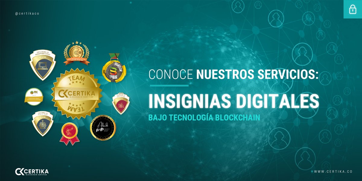 Con Certika puedes generar insignias digitales para destacar el logro de tus colaboradores o aliados y todo respaldado bajo tecnología blockchain.

Conoce más sobre este servicio en certika.co. 

#Certika #Blockchain #Seguridad #Tecnologia #InsigniasDigitales