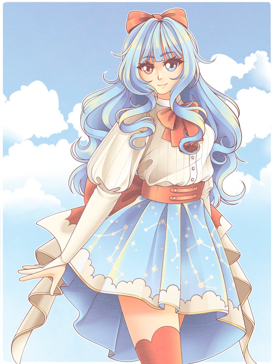 shittyanimeart's tweet photo. and here's the art from today's video, alongside the original i was redrawing (it's the first ever art of current celestia, and was in my first video!)! https://t.co/ATSHFfN1Lr