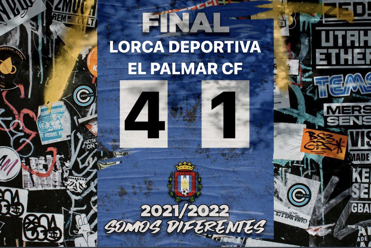 lorcadeportiva's tweet photo. FINAL
#Lorca Deportiva 4-1 @EGelpalmar
⚽️ @EncadaBorja11
⚽️ @Albertix_6
⚽️ @_GouveiaCaique
⚽️ @losadaf5
#LorcaElPalmar
#SomosDiferentes
⚪️🔵⚪️🔵
👏🏻 @Prevemur @Aisla_Lorca @Hvirgenalcazar #Soldufer #RiegosLebor https://t.co/UbVTv9m3gJ
