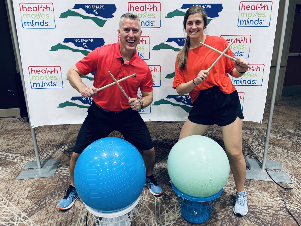 Loved the opportunity to present “Cardio Drumming” with <a href="/kim_schuh_/">Kimberly Schuh</a> at the <a href="/NCSHAPE/">NCSHAPE</a> state convention. Great sessions with so many other great #physed teachers!