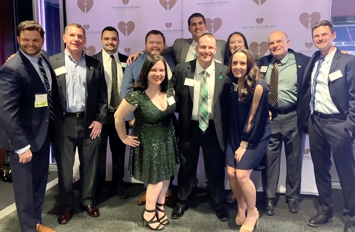 mscurry_feehan's tweet image. The @BishopFeehanHS Social Studies department celebrated setting our hearts on things above last night! These people inspire me every day #goshamrocks 💚💛☘️