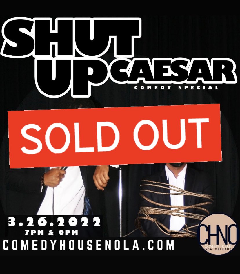 pissyopants1's tweet photo. Last night was nothing short of amazing. Once again thank you New Orleans for always showing me love. #ShutUpCaesar we did it! https://t.co/3TjBzUy30S