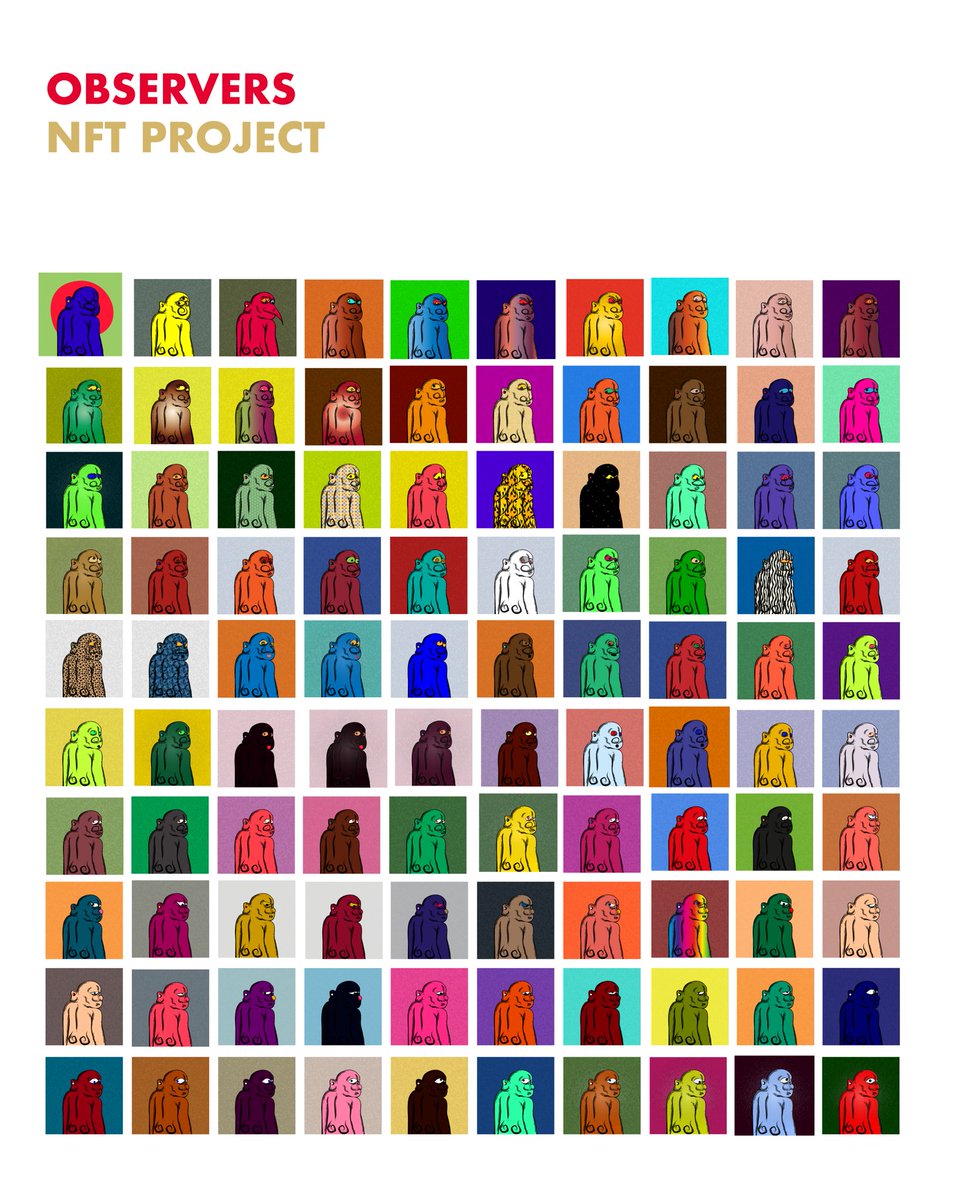 observersworld's tweet photo. Observers nft is a utility nft that allows you to watch a never seen before documentary about art and community.👁 https://t.co/s5ETB5w9Ja