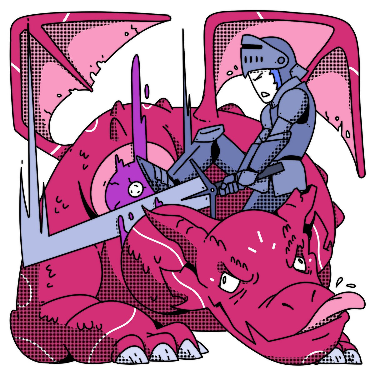 New Fearsome Series Drop!🔥

"The Knight and The Dragon"
The Knight who will protect the kingdom to get a love from his beloved princess.
15/15 ed.
1 #Tez  

versum.xyz/token/versum/1…

Get it on 
<a href="/versumofficial/">Versum</a>
 
#NFT #Versum #Tezos #CleanNFT