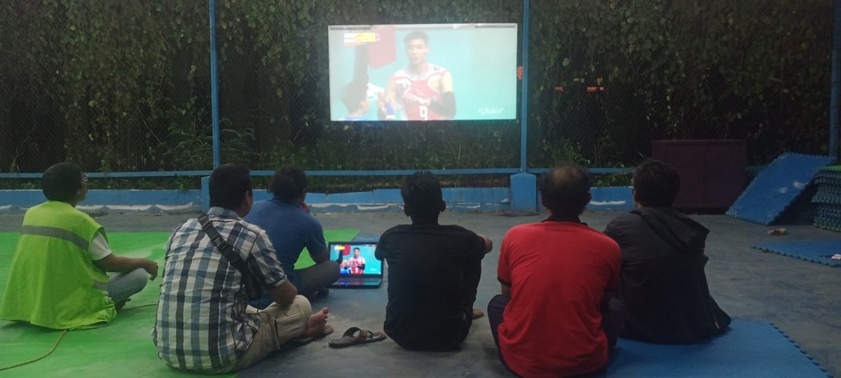 dpcpdkabbogor's tweet photo. Nobar Grand final Lavani vs Samator di DPC @PDemokrat Kab Bogor, mendukung Lavani Pak @SBYudhoyono semoga menang , آَمِيـٍـِـنْ يَآرَبْ آلٌعَآلَمِِيِنْ @AgusYudhoyono https://t.co/1CXfVhcxq7