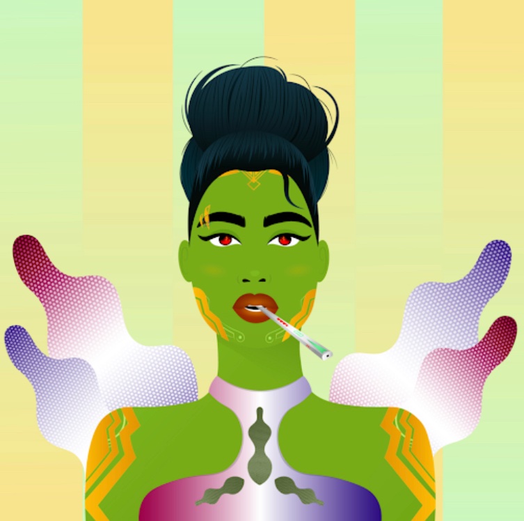 Isn’t she lovely!?! Thank you <a href="/worldofwomennft/">world of women</a> #NFTs #WoWGalaxy #NFTCommunity