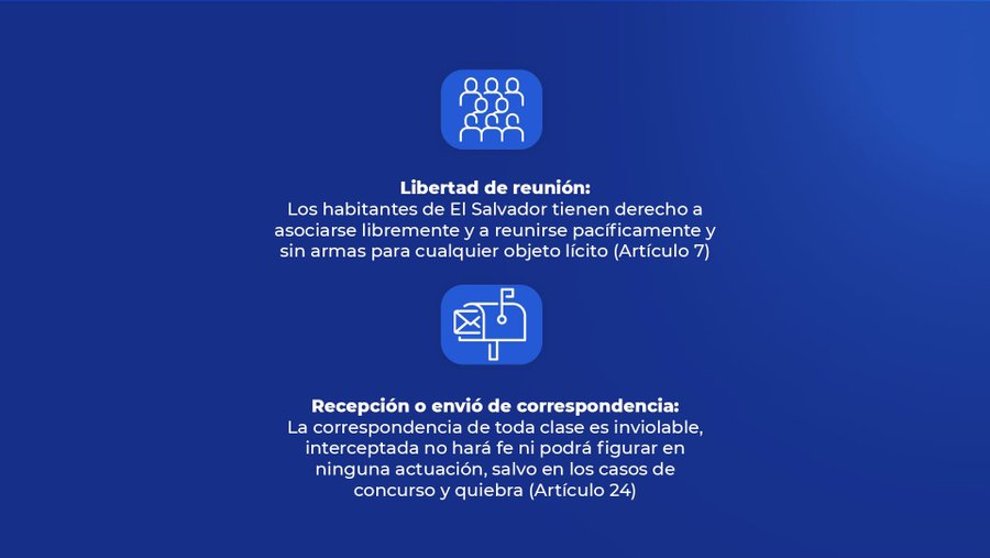 Agaton79's tweet photo. Se aprobó el Régimen de Excepción, se suspenden por 30 días los siguientes derechos: 

Libertad de asociación
Derecho de defensa
Plazo de detención administrativa de 72hrs
Inviolabilidad de la correspondencia

En un país donde ya no hay instituciones independientes. Preocupante. https://t.co/gHhjKBI7Xc