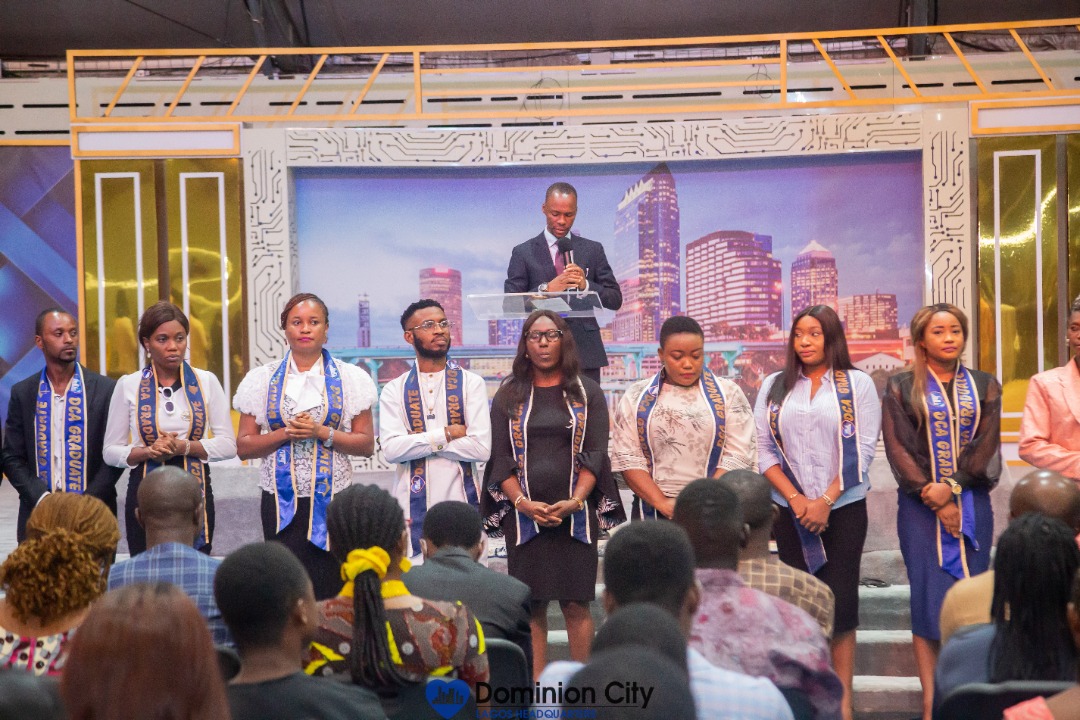 dominioncitylag's tweet image. In service today we celebrated our latest set of Dominion City Academy graduates. They have been equipped with foundational knowledge in their christian journey.

#DominionCity
#DominionCityAcademy
#FilledWithKnowledge
